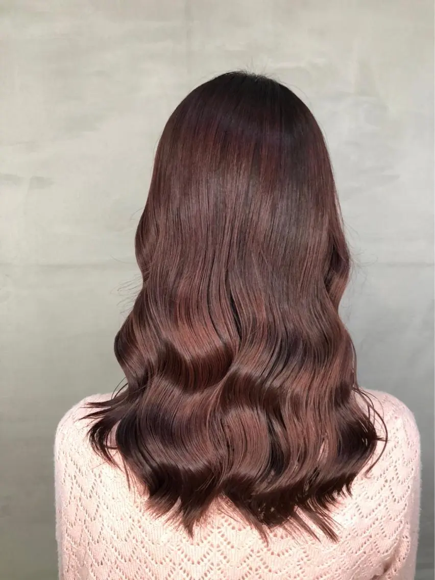 ロング カラー ヘアアレンジ Zina 渋谷のヘアスタイル