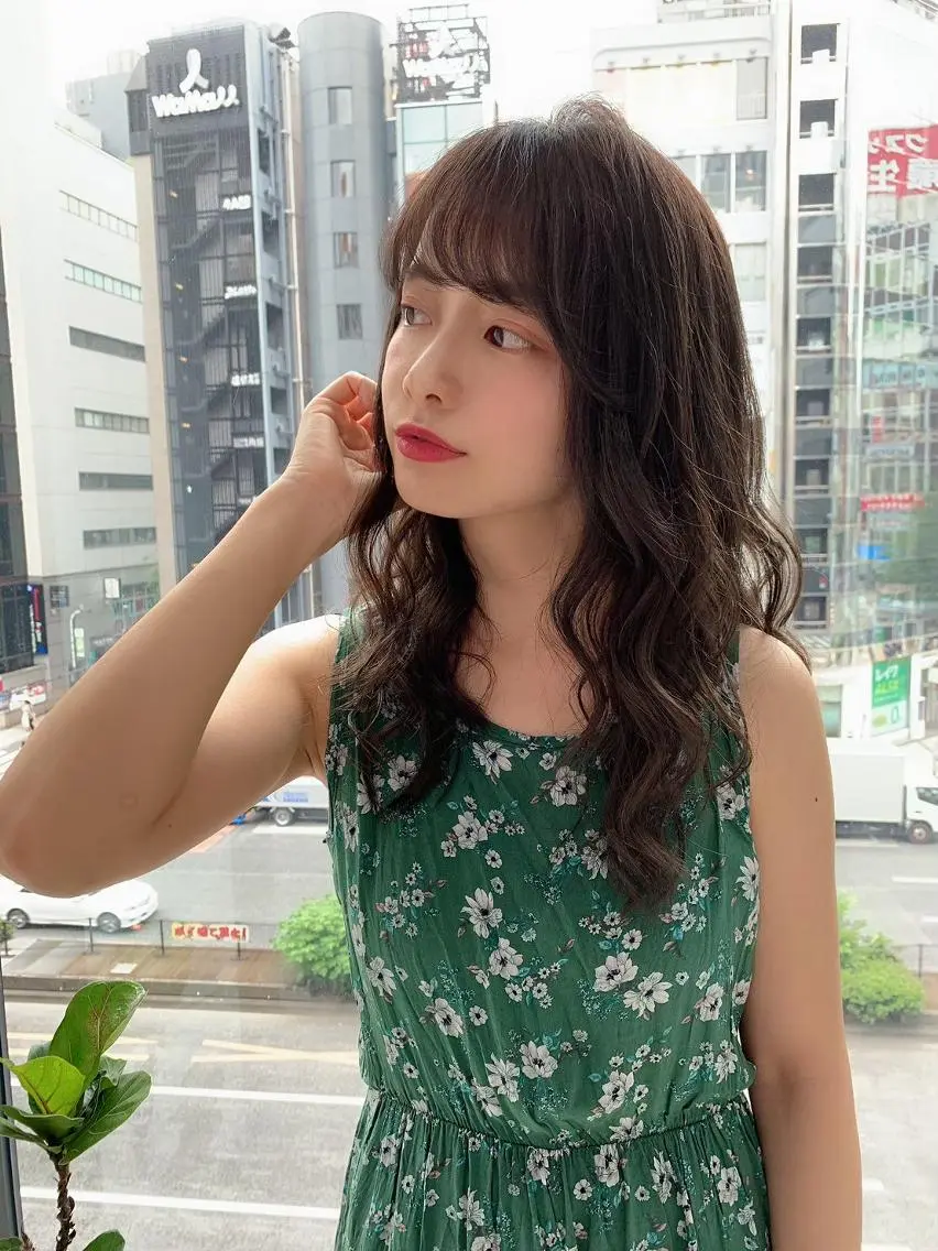 ロング 似合わせカット カット ヘアカラー トリートメント ＿WHITE鳳店 アンダーバーホワイトのヘアスタイル