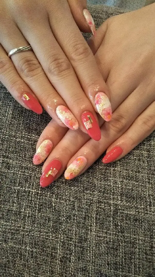 ネイル ピンク private salon mieのネイルデザイン