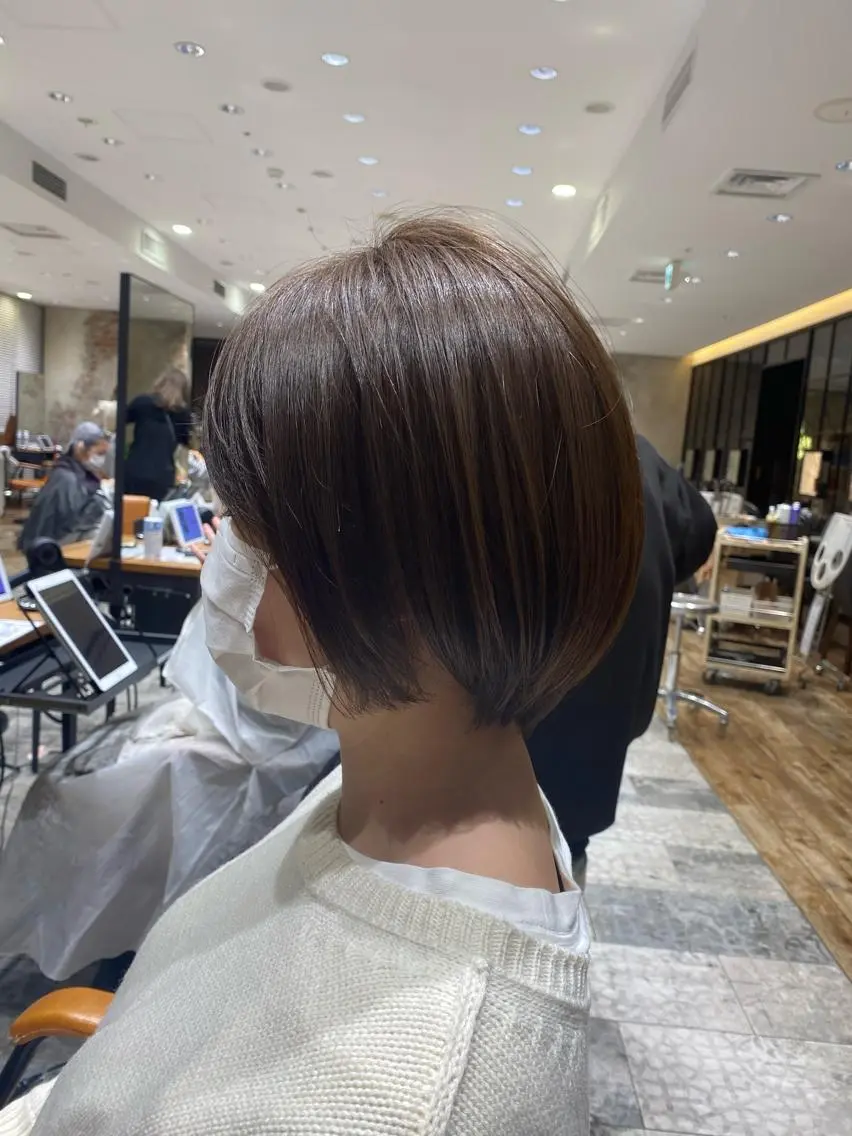 ショート 新宿　ショート・ボブ カットモデル募集のヘアスタイル