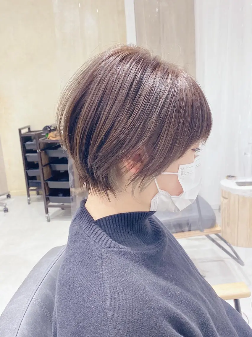 ショート カット ヘアカラー トリートメント パーソナルカラー骨格 顔タイプ 小幡のその他イメージ
