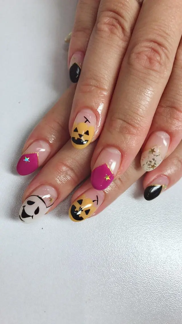 ネイル ハロウィン Piacere 絵美のネイルデザイン
