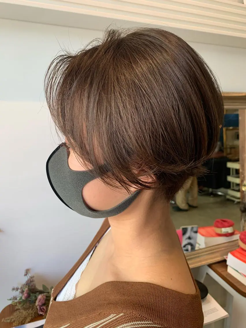 ショート ショートヘア 小顔カット カット ヘアカラー トリートメント ヘッドスパ ヘアセット 大宮/山口 竣也のヘアスタイル