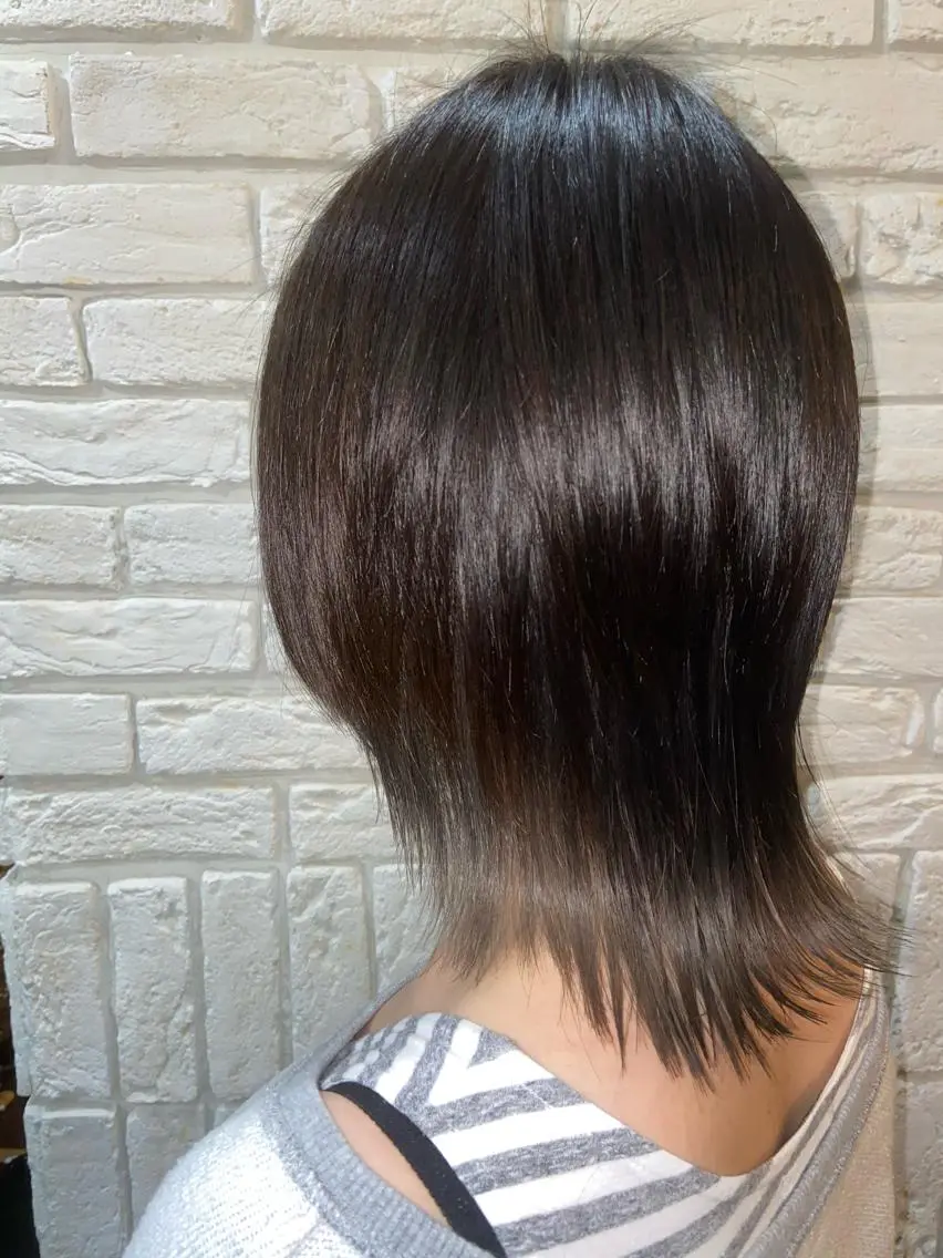 ショート カラー 🦉静かに過ごしたい 方、個室席🦉タナカのヘアスタイル