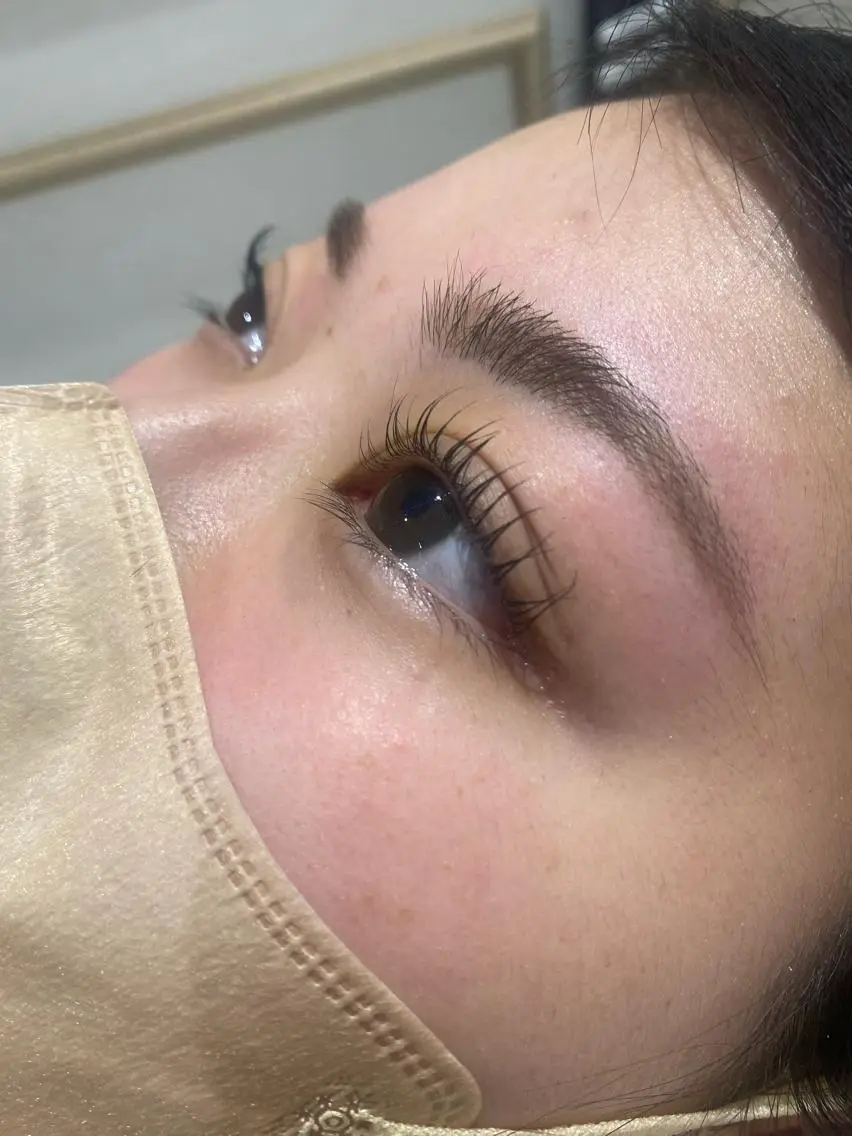 マツエク・マツパ アイブロウ 眉毛ワックス脱毛 パリジェンヌラッシュリフト 一重×まつ毛パーマ マツパ 🫧志水郁香 FORCE市川🫧のマツエク・マツパデザイン
