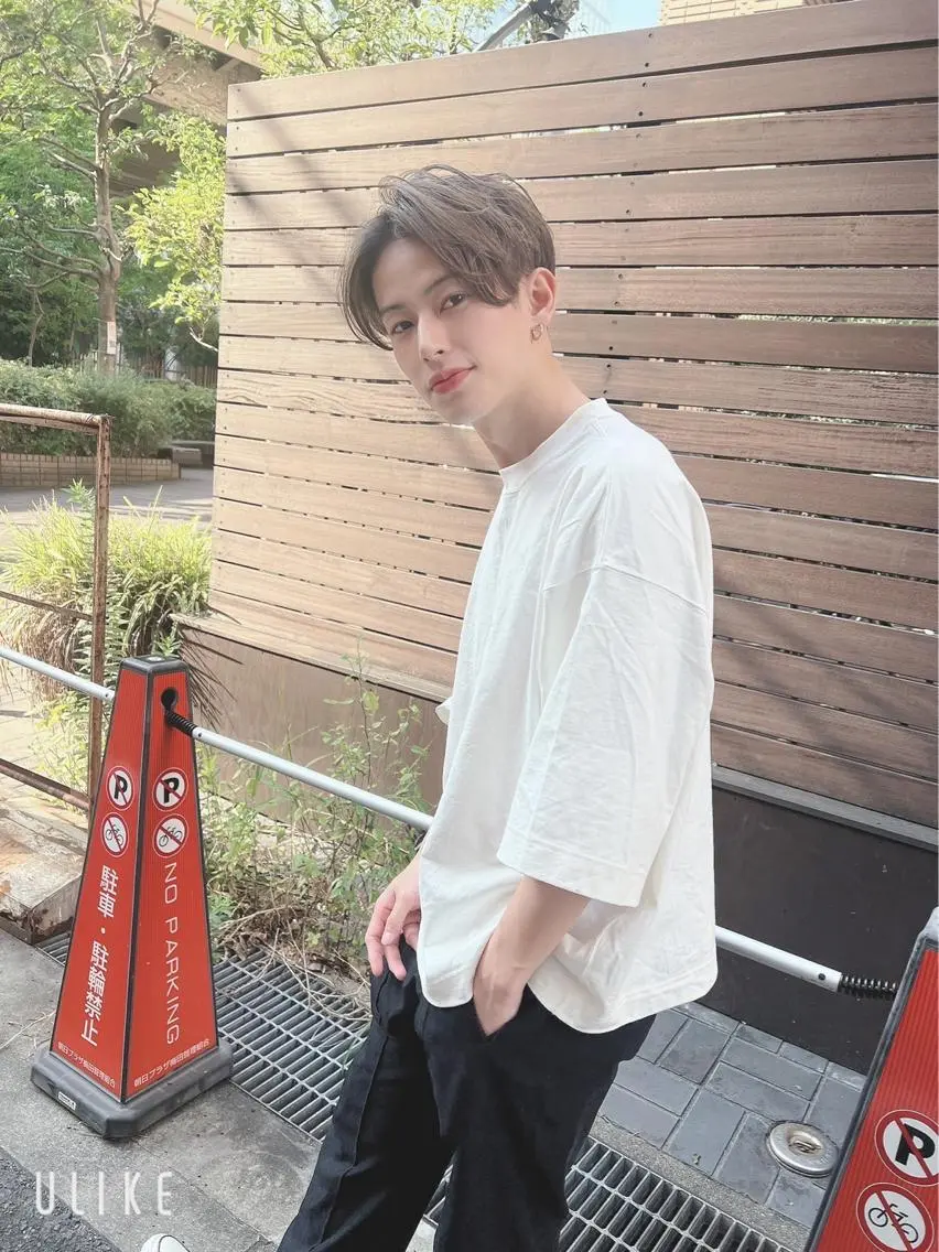 メンズ メンズパーマ外屋敷 航のヘアスタイル