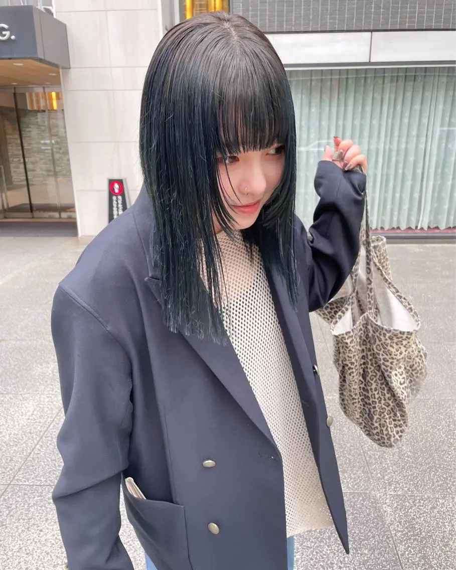 ミディアム カラー パーマ ヘアアレンジ メンズ キッズ ネイル マツエク・マツパ アイブロウ tatsumi/ボブ ウルフ/レイヤーのヘアスタイル