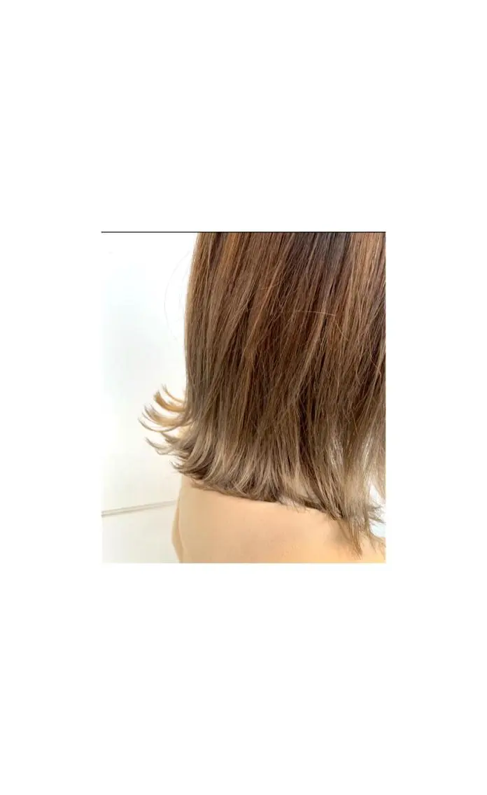 ミディアム カラー カット ヘアカラー トリートメント ワタベ ハヤト/ トップデザイナーのヘアスタイル