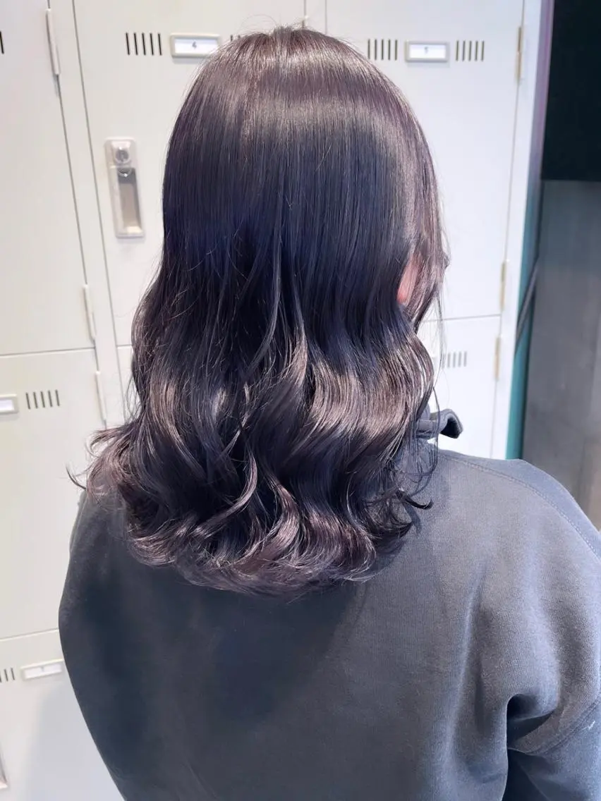 ロング カラー パーマ ヘアアレンジ メンズ キッズ ネイル マツエク・マツパ アイブロウ レイヤー/ダブル カラー/YURINAのヘアスタイル