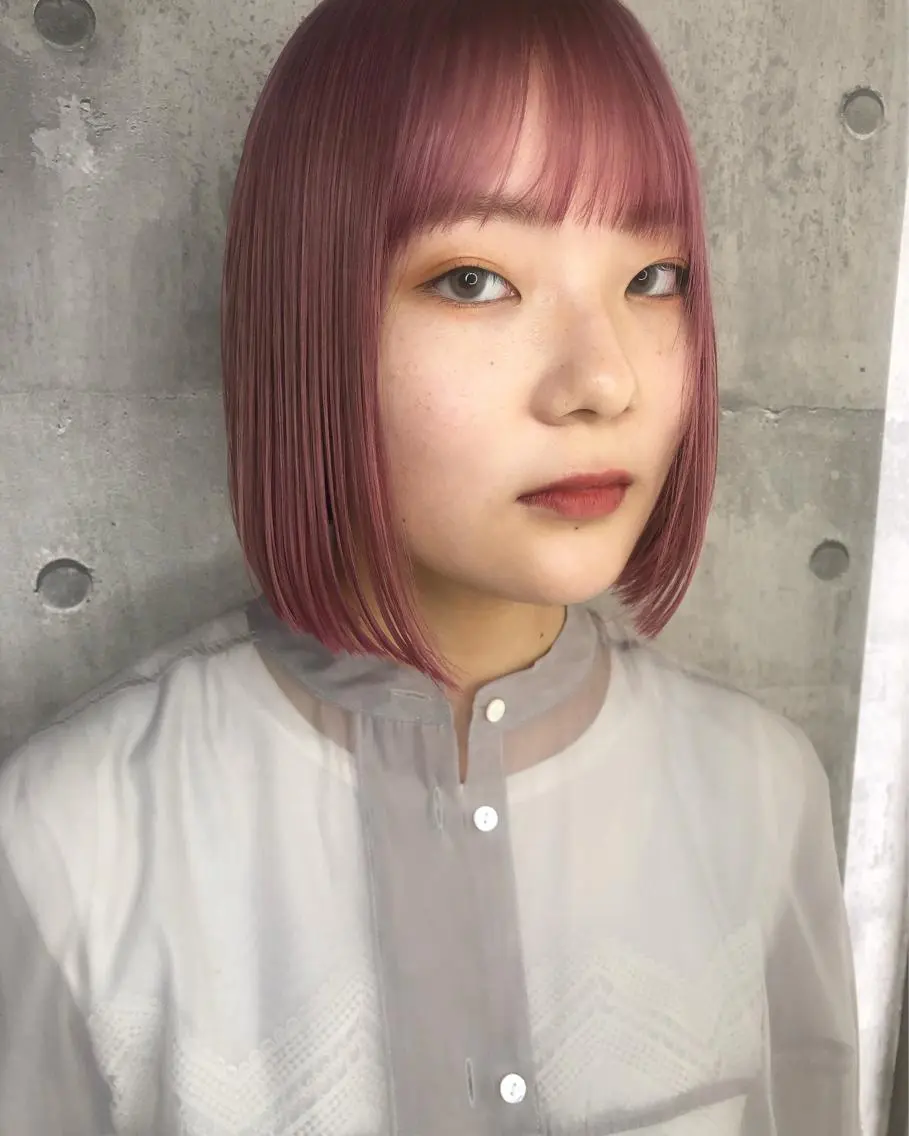 ショート カラー ヘアカラー 早瀬裕之 パーマのヘアスタイル