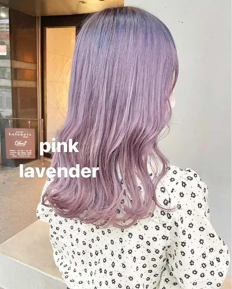 セミロング カラー ヘアカラー トリートメント ハイトーンカラー♡ yuのヘアスタイル
