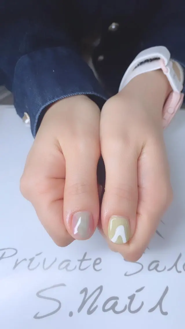ネイル 大分S.Nail ⟡.*💠🫧のネイルデザイン