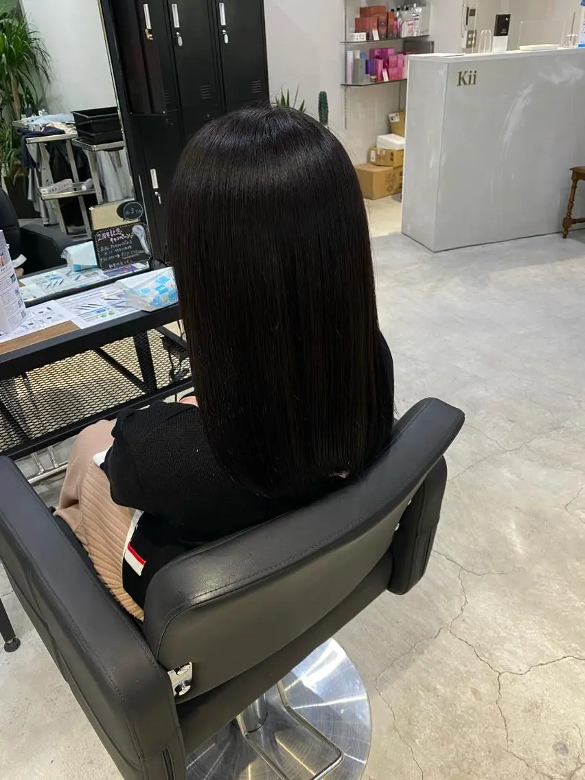 ミディアム カラー 黒髪 ブリーチ ラベンダーカラー メンズカット/中西 きょうかのヘアスタイル