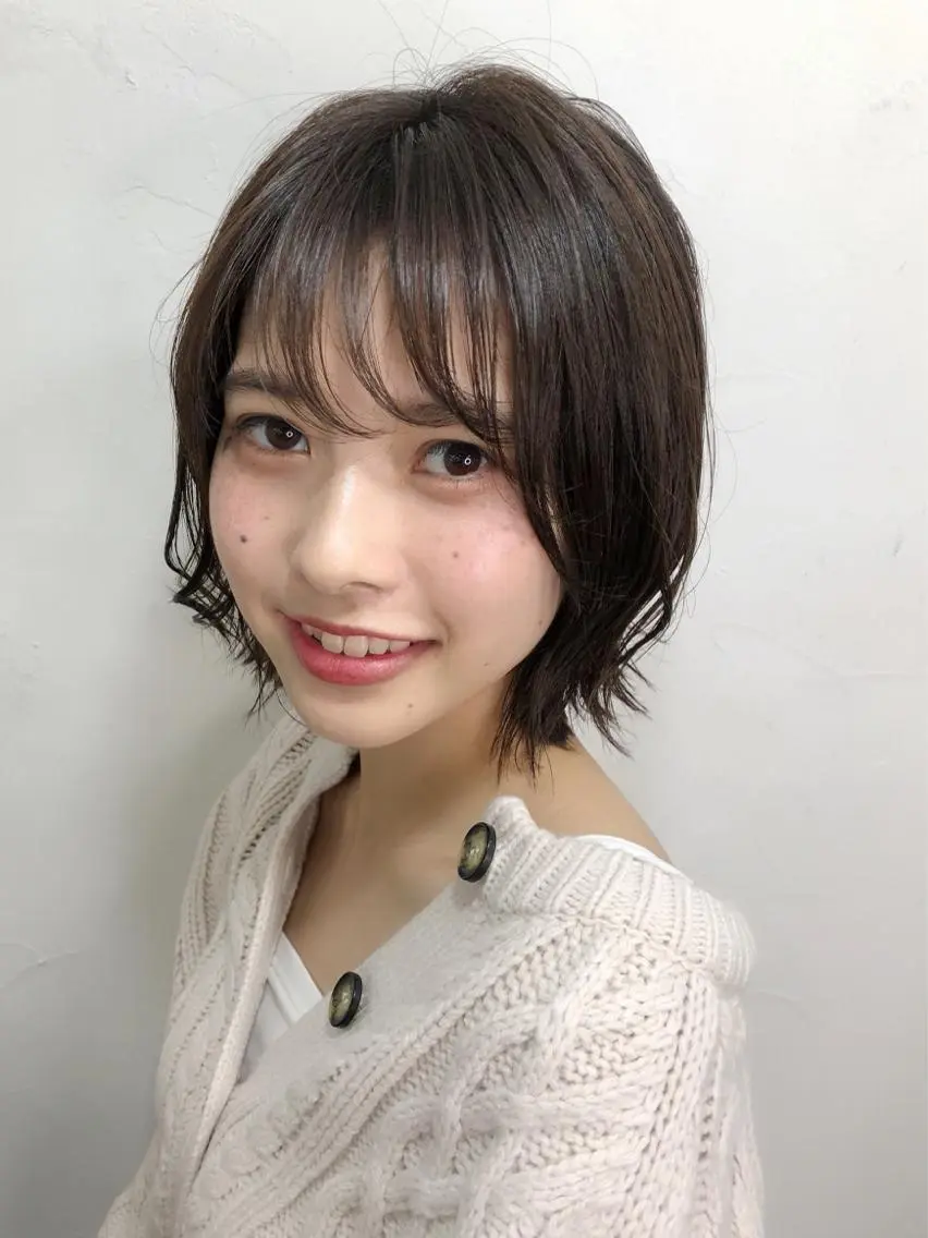 ミディアム カラー ボブ レイヤー×髪質改善✨ 渋谷/佐藤侑哉のヘアスタイル