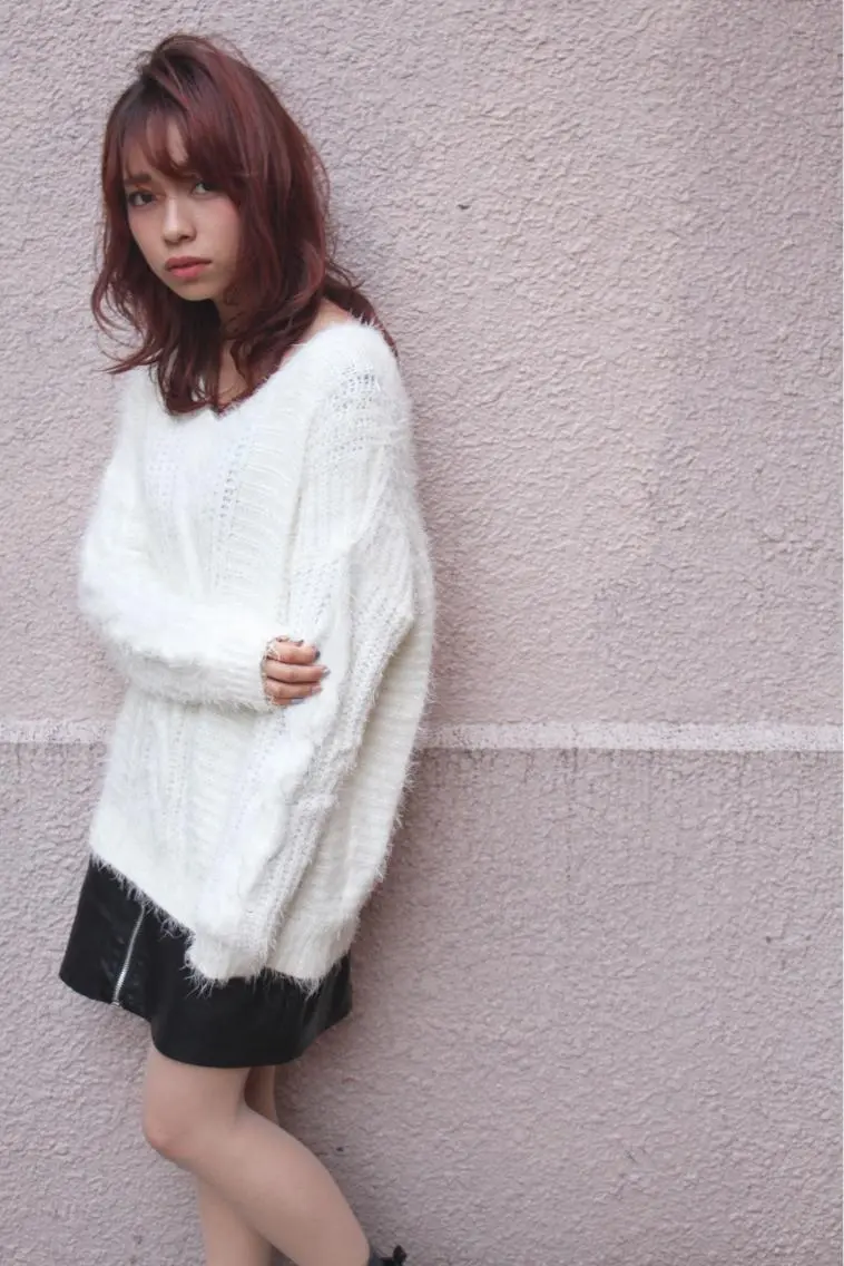 ミディアム カラー 🧡Watanabe Rio🧡のヘアスタイル