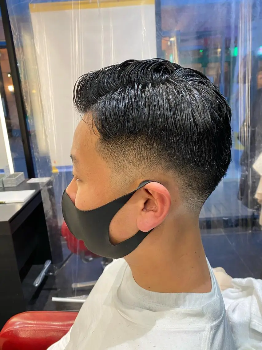 ショート メンズ フェードカット パーマスタイル特化◎ 永戸圭汰のヘアスタイル