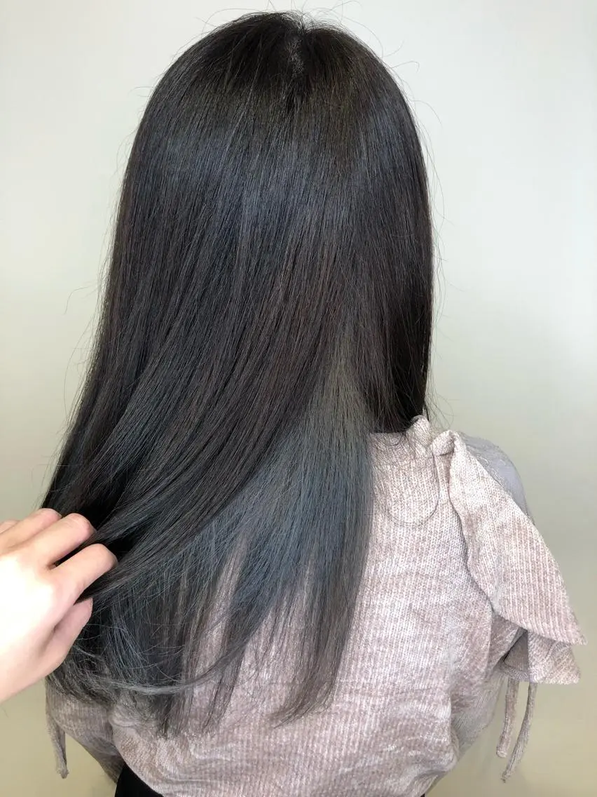 セミロング カラー ブリーチ ダブルカラー グレージュ カット ヘアカラー トリートメント メンズヘア特化 崎田 成人のヘアスタイル