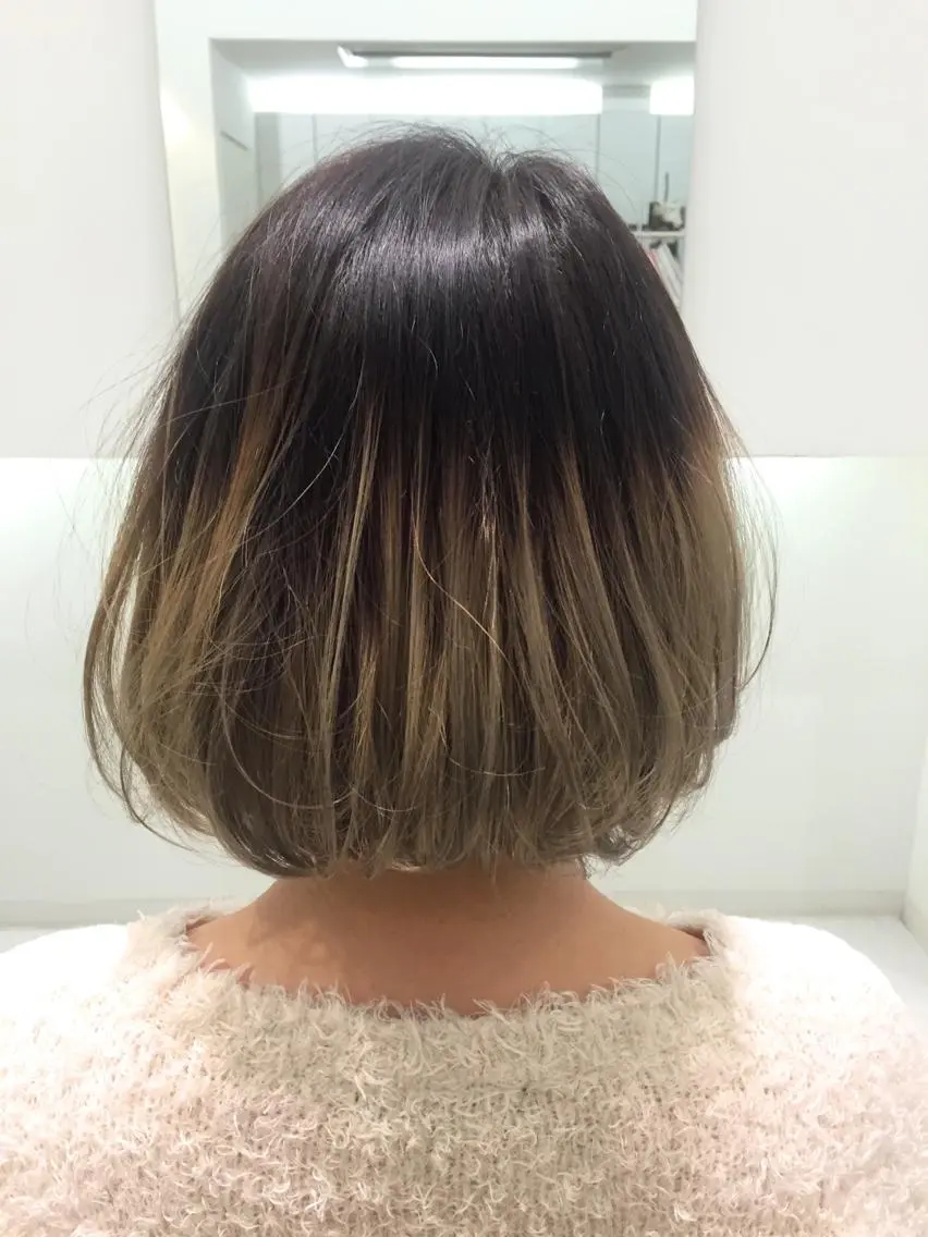 ショート カラー グラデーションカラー 武田 久司のヘアスタイル