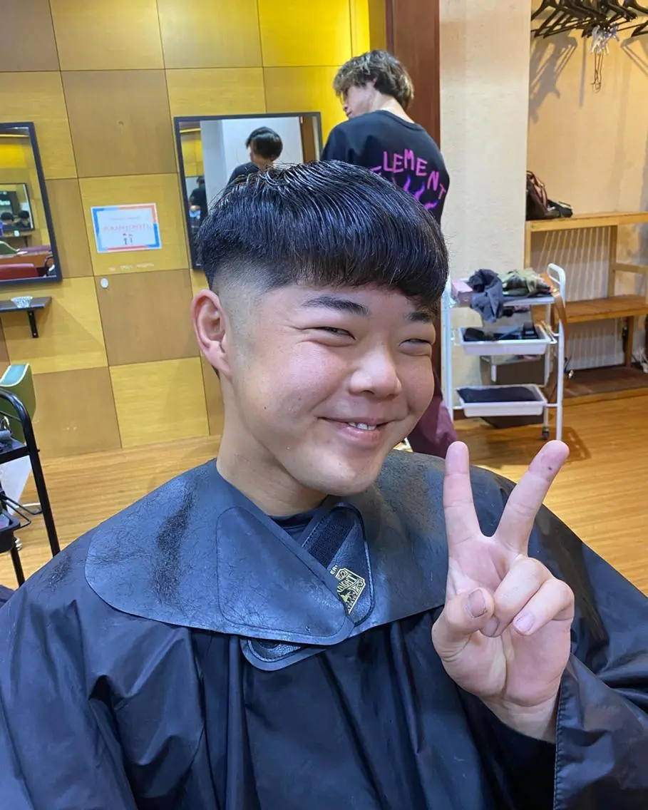 ショート メンズ メンズ特化 岸本 阪急六甲サロンドロイのヘアスタイル