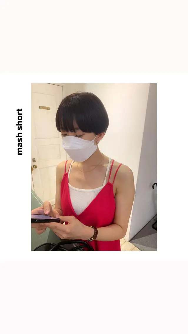 ショート カラー パーマ ヘアアレンジ メンズ キッズ ネイル マツエク・マツパ アイブロウ マッシュ ナチュラル ショートヘア ショートネイル シンプルネイル カット ヘアカラー トリートメント hiro【沿線で叶う 似合わせhair】のヘアスタイル