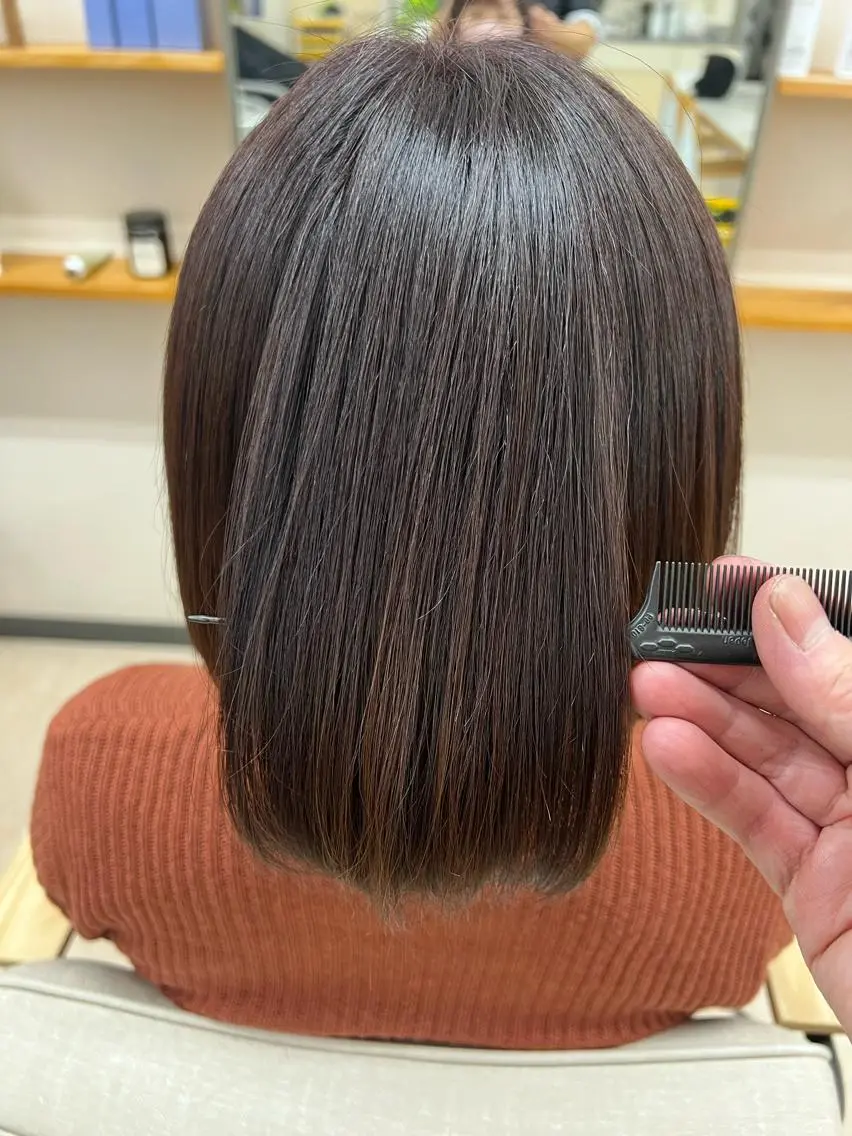 ミディアム カラー トリートメント 石倉 真のヘアスタイル