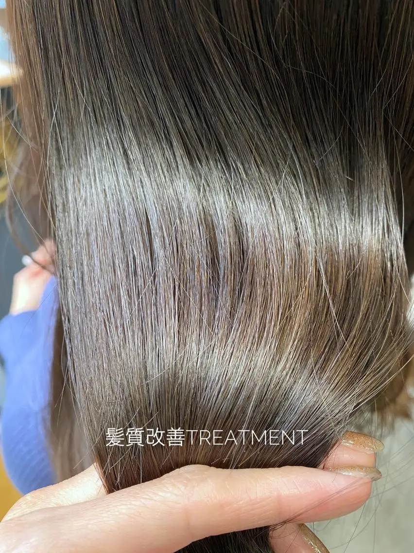 ロング カラー ブリーチ ケアブリーチ ハイトーンカラー 髪質改善 ヨシンモリ YUKA🐻❄️ 🎀当日予約ok/のヘアスタイル