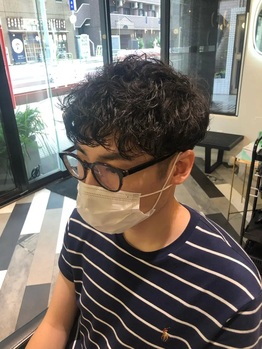 パーマ メンズ カット パーマ ヘッドスパ 貴方に似合うを見つけ ます🌱市川リョウカのヘアスタイル