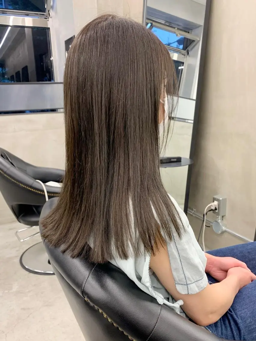 セミロング カラー カット ヘアカラー kimika🥑 メンズ/髪質改善のその他イメージ