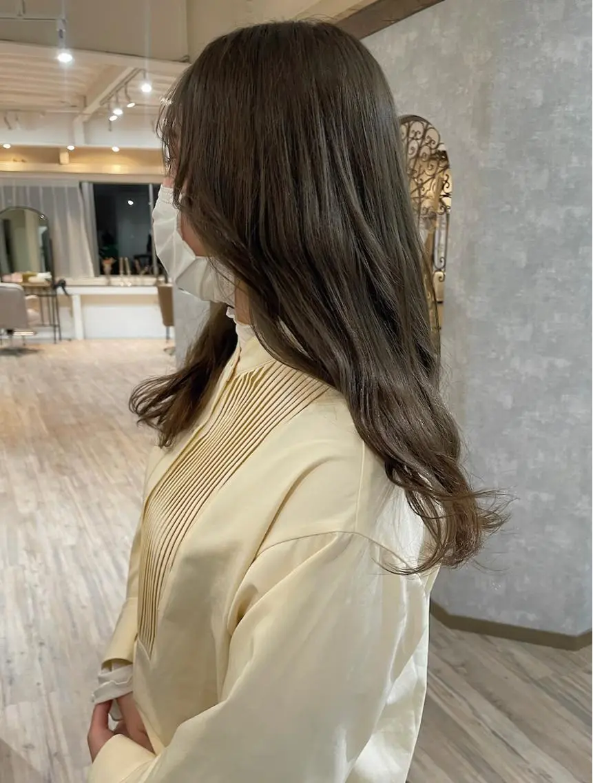 ミディアム カラー sand🎀 Ricoのヘアスタイル