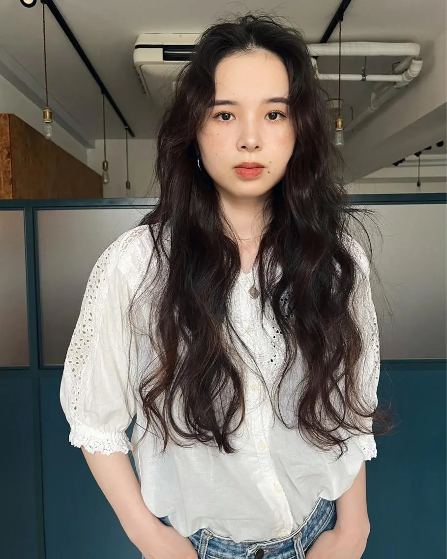 ロング ロング 暖色/パーマ 🌼クニトウメイのヘアスタイル