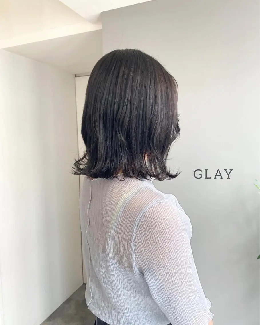 ミディアム カラー ヘアアレンジ ヘアカラー ボブ /ニュアンス/ satomi🧸💖のヘアスタイル