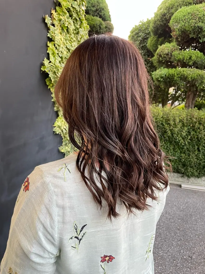 セミロング 佐々木 浩之のヘアスタイル