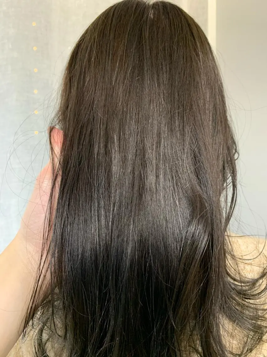 ロング カラー ヘアアレンジ ボブパーマコテ巻き風 パーマNo1深江秀平のヘアスタイル