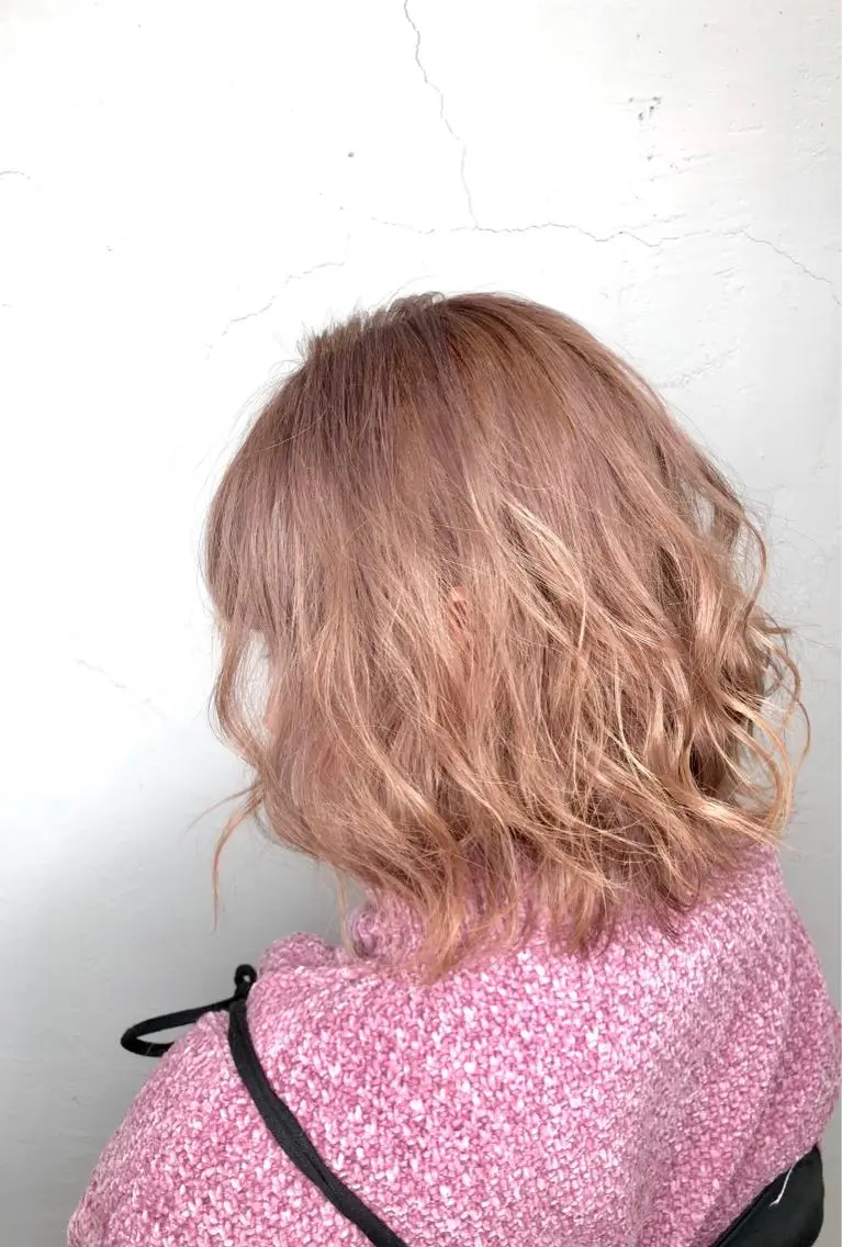ロング カラー パーマ ヘアアレンジ メンズ まつげと眉 Meliaのマツエク・マツパデザイン