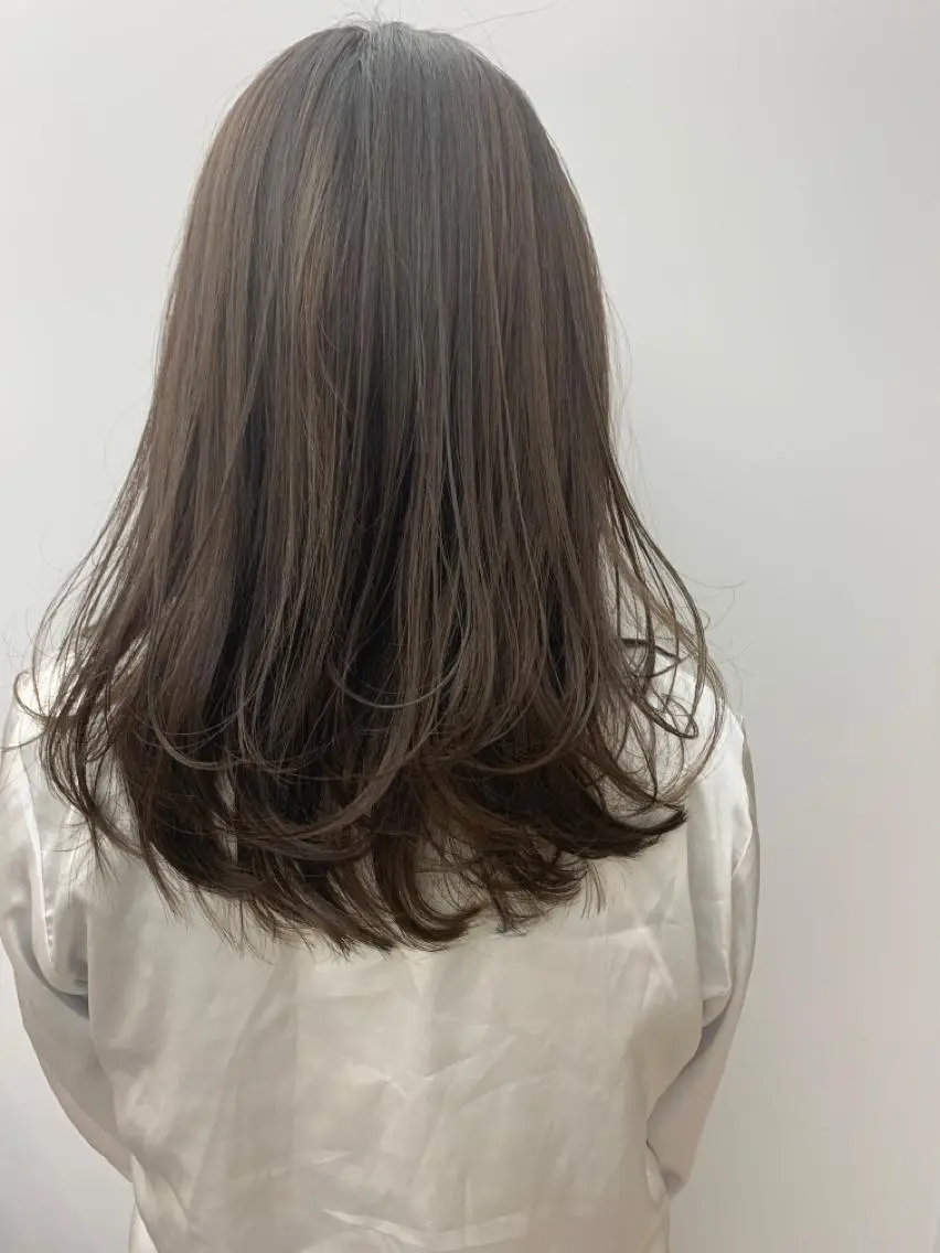 ミディアム カラー ケアカラー イルミナカラー 縮毛矯正×髪質改善 店長 DAITOのヘアスタイル