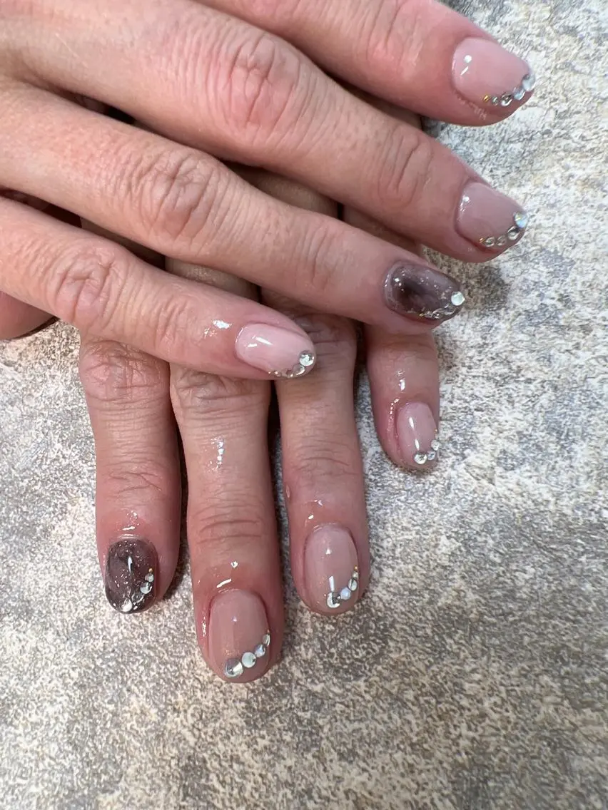 ネイル シンプルネイル バレンタイン coco nailのネイルデザイン
