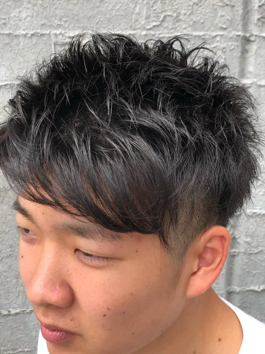 ショート メンズ 刈り上げ ショートヘア カット 島田 竜也のヘアスタイル