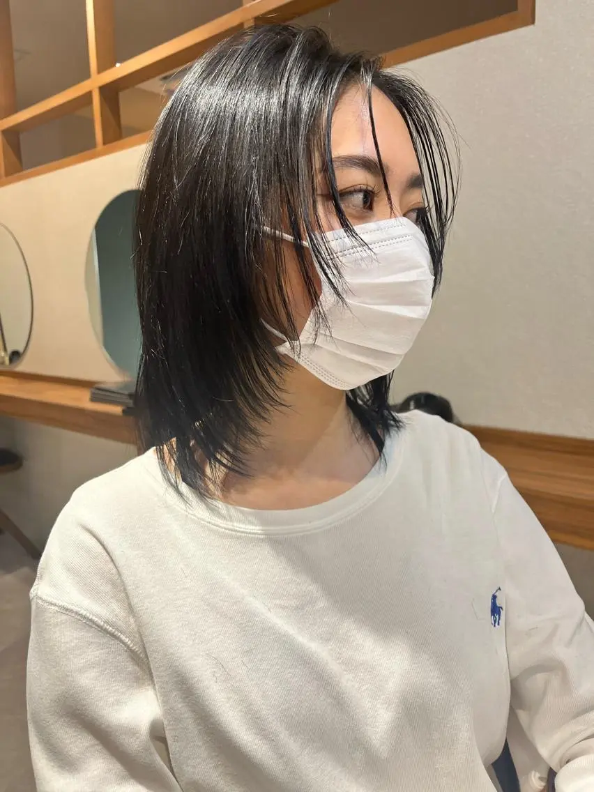 ミディアム カラー カット ヘアカラー トリートメント 【代表】 辻龍樹のヘアスタイル
