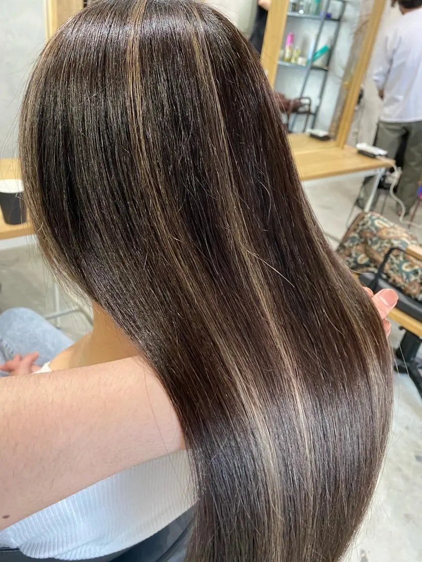 ロング カラー 髪質改善/レイヤー カット手塚奨のヘアスタイル