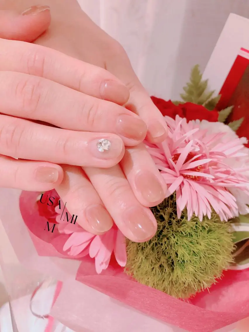 ショート ネイル USAMiMi 🐰💕のネイルデザイン
