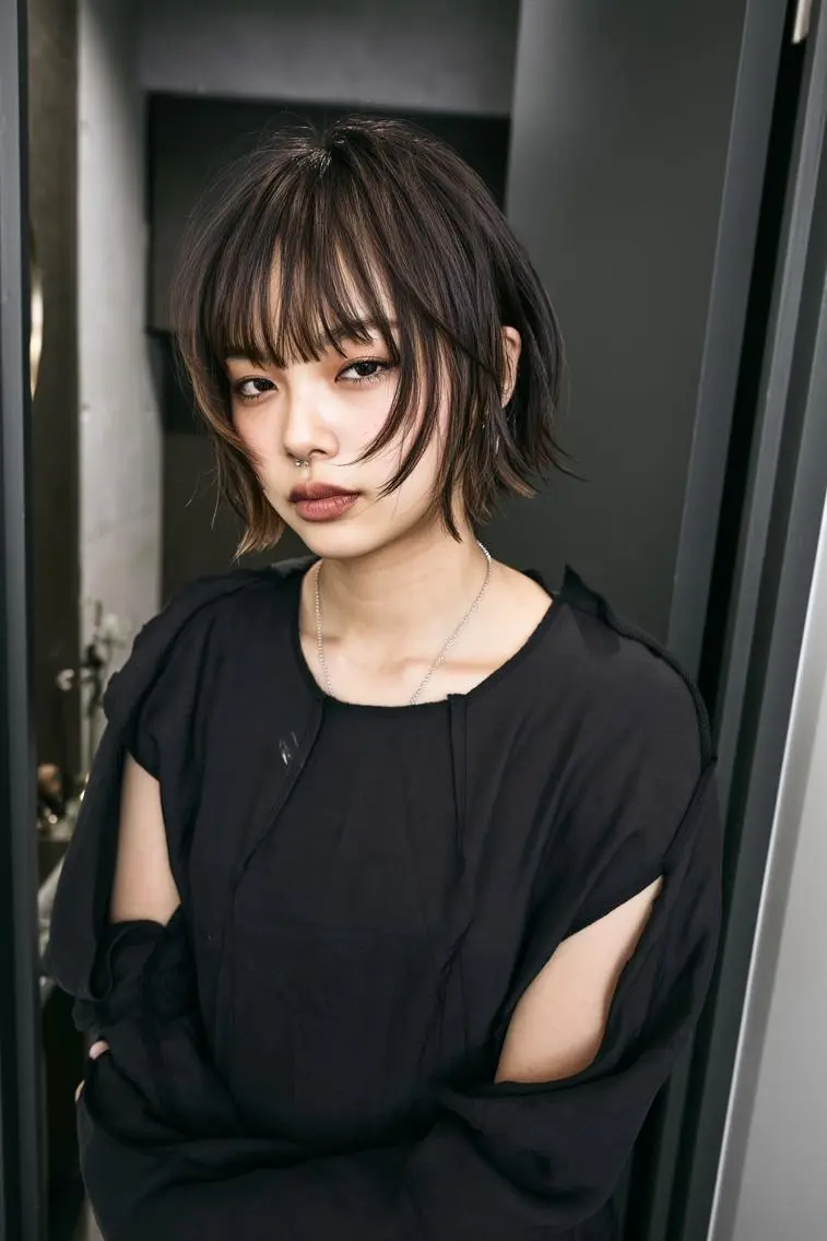 ショート デジタルパーマ/ボブ 表参道/さえのヘアスタイル