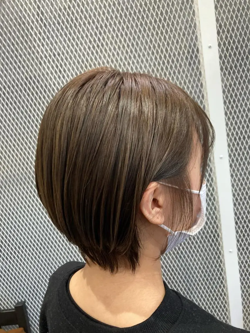 ショート カラー カット ヘアカラー 💎髪質改善💎 西森千夏のヘアスタイル