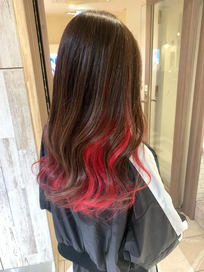 セミロング カラー 原田 英希のヘアスタイル