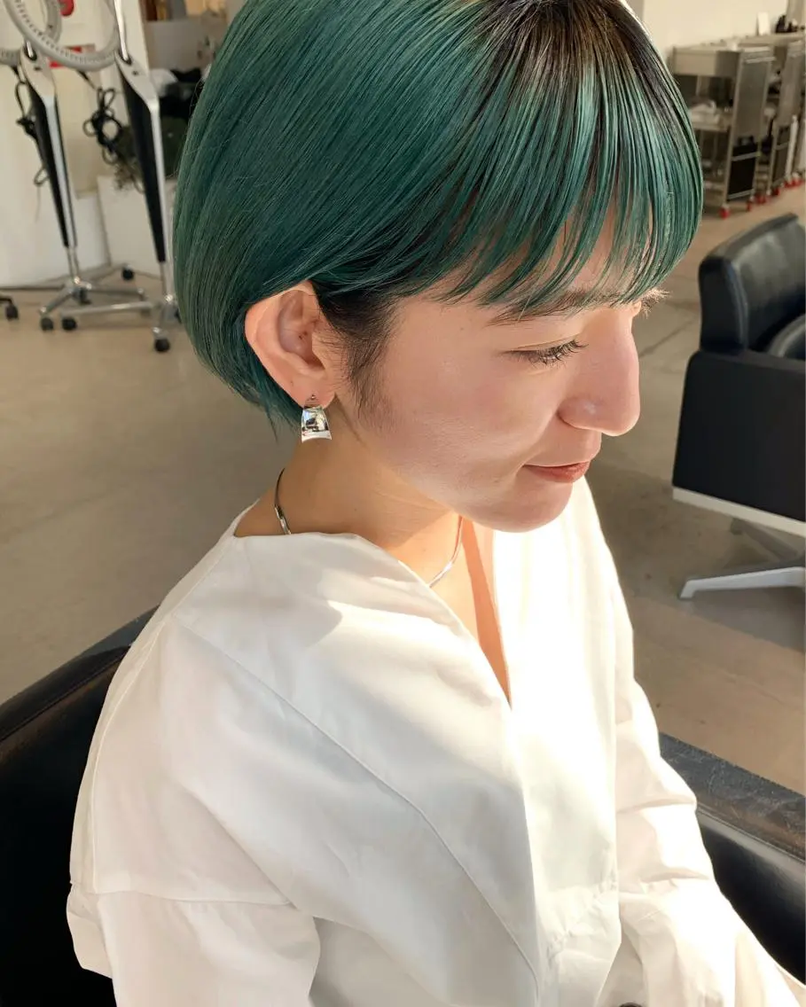 ショート カラー ANY／SUE 千葉パーマのヘアスタイル