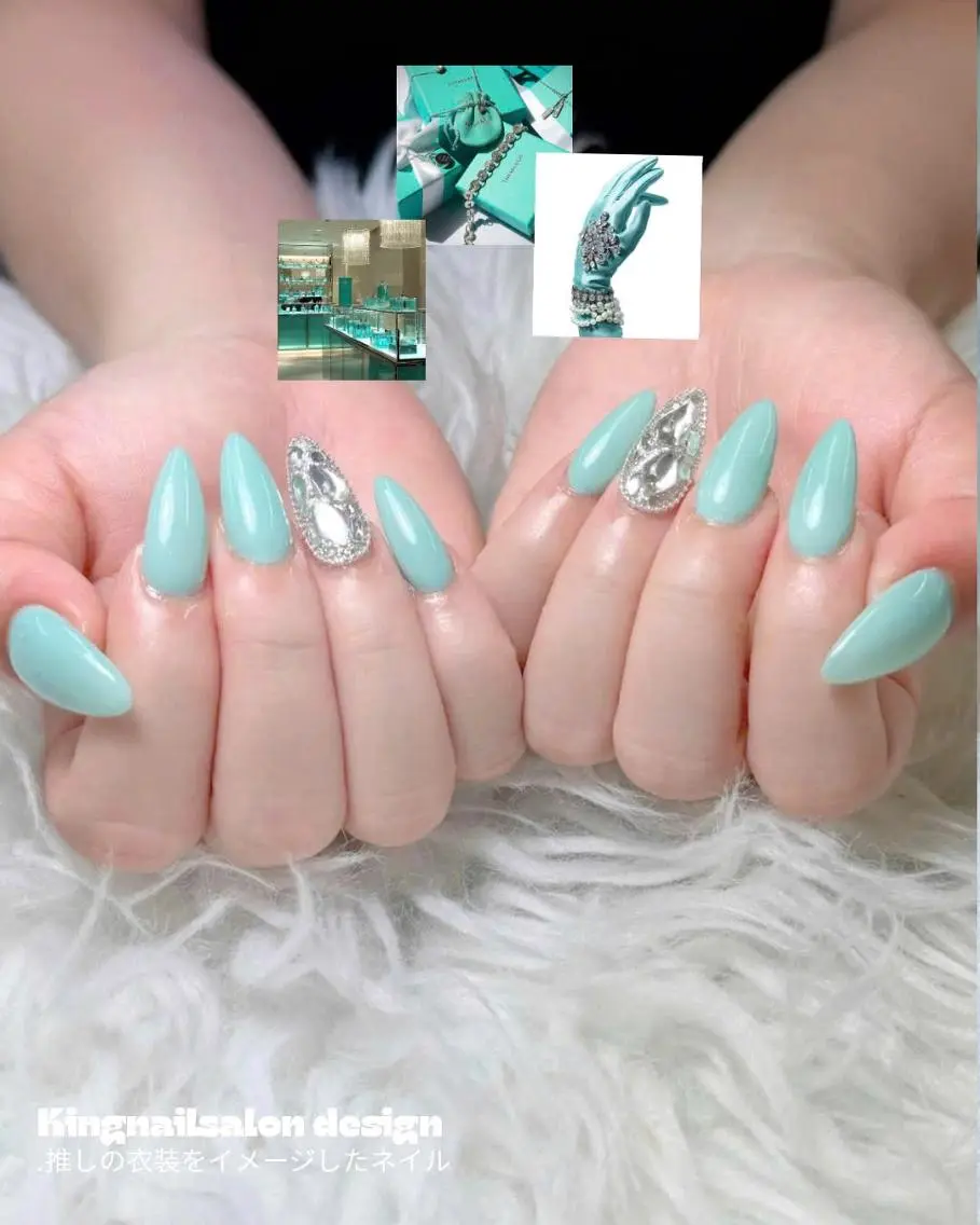 ネイル チークネイル 長さ出し フットネイル ジェルネイル キラキラネイル ハンドネイル KING Nailのネイルデザイン