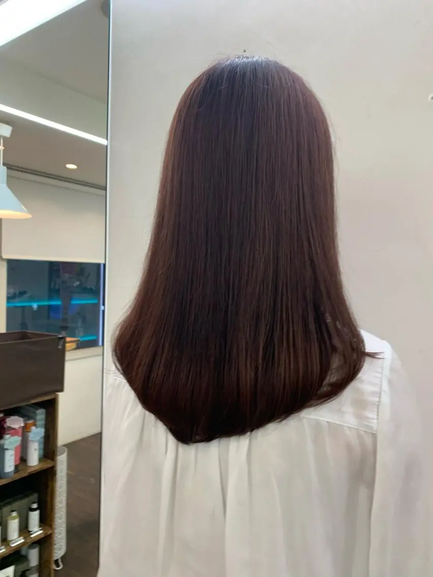 ロング デジタルパーマ🫧 韓国風ヘア🫧サクラのヘアスタイル