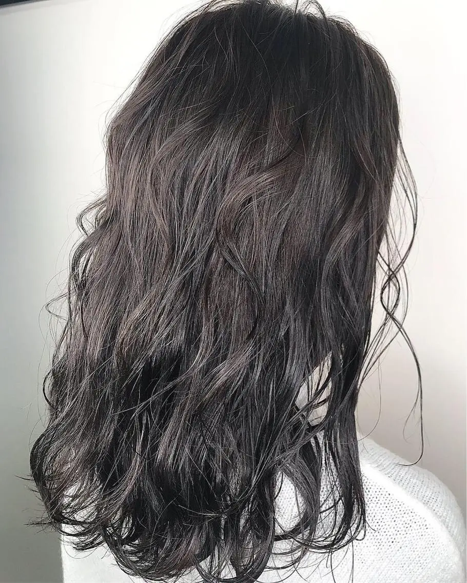 セミロング カラー カット ヘアカラー パーマ 縮毛矯正 トリートメント Lien 深井店のヘアスタイル