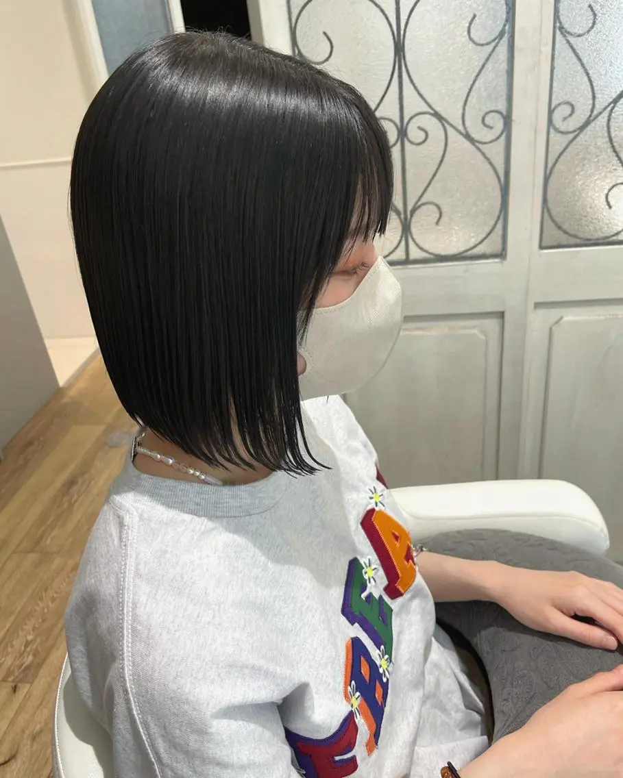 ミディアム カラー パーマ ヘアアレンジ メンズ キッズ ネイル マツエク・マツパ 透明感カラー ダークグレー ダークグレージュ グレージュ 🫧垢抜けヘア🫧 SHIORIのヘアスタイル