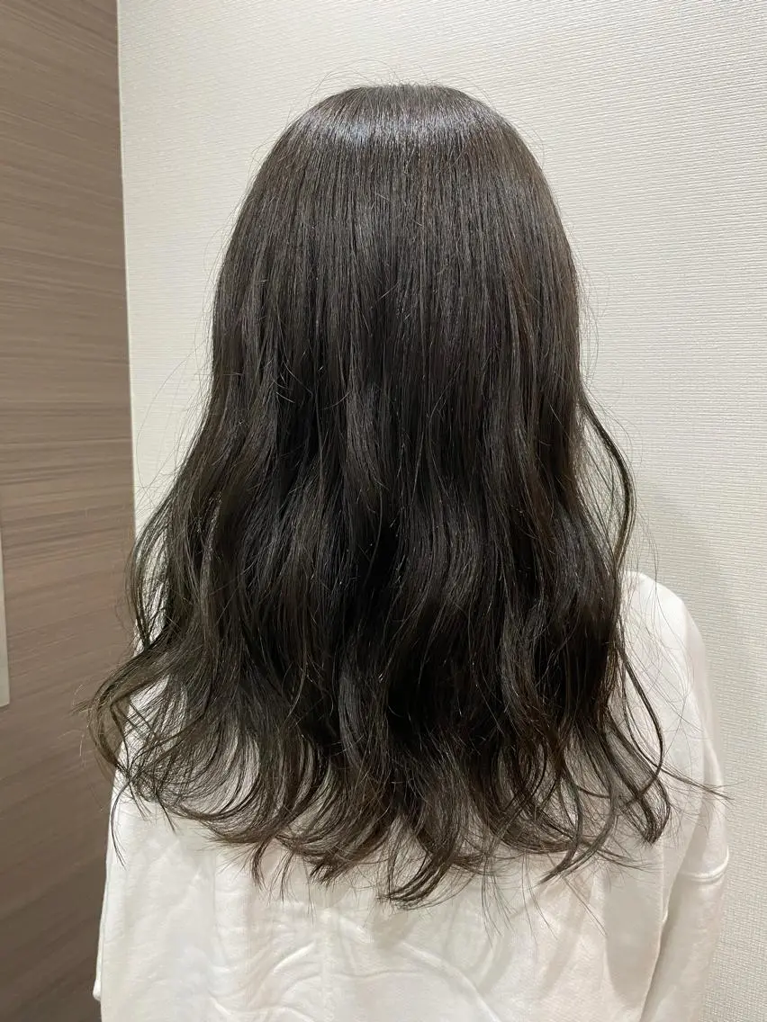 セミロング カラー グレージュ 💐パーソナルカラー /市橋加菜💐のヘアスタイル
