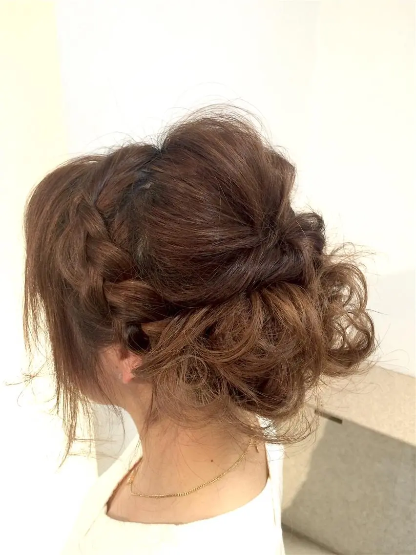 ミディアム ヘアアレンジ 大木 拓瑞のヘアスタイル